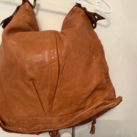 Vintage Italian leather handbag. - Picture 4 of 5